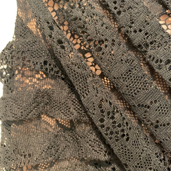 20s Inspired Midi Black Dress - Picture 4 of 8